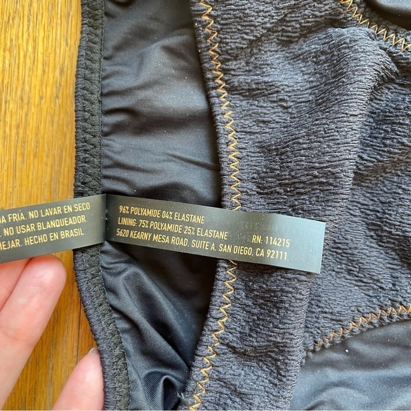 NEW Vix Swim Black Firenze Bikini Bottoms Swim Size XS NWT - Picture 4 of 7